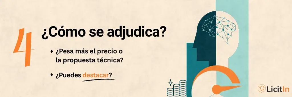 Visual del paso 4 de la guía creada por LicitIn e InferIA: ¿Cómo se adjudica?
